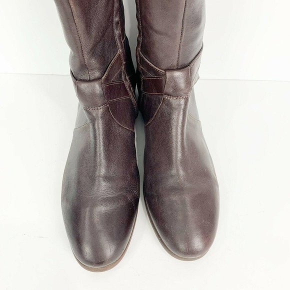Ugg Women’s Beryl Leather Knee High Tall Riding Boots 1005920 Size 8 - Picture 8 of 11